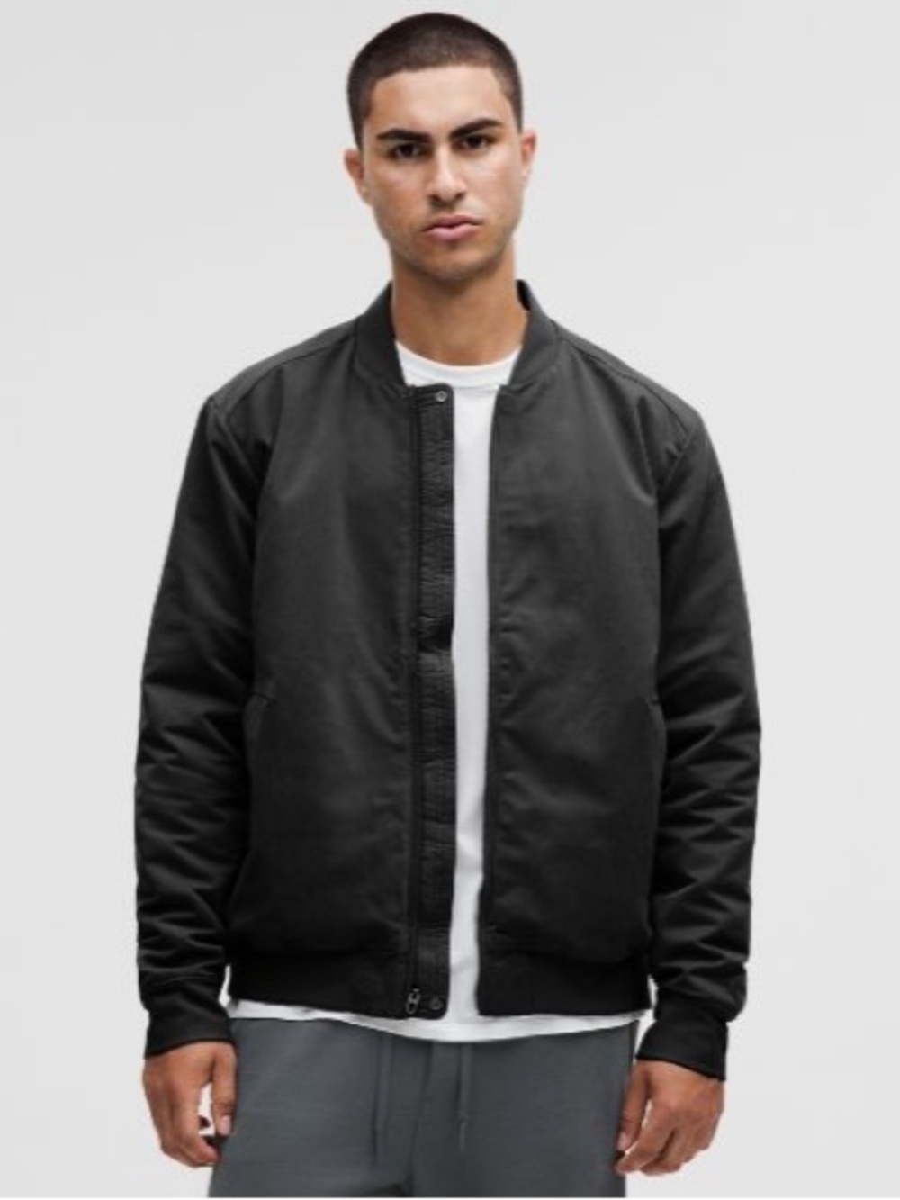 Lululemon Men's Switch Over Bomber Jacket - Reversible Black XS